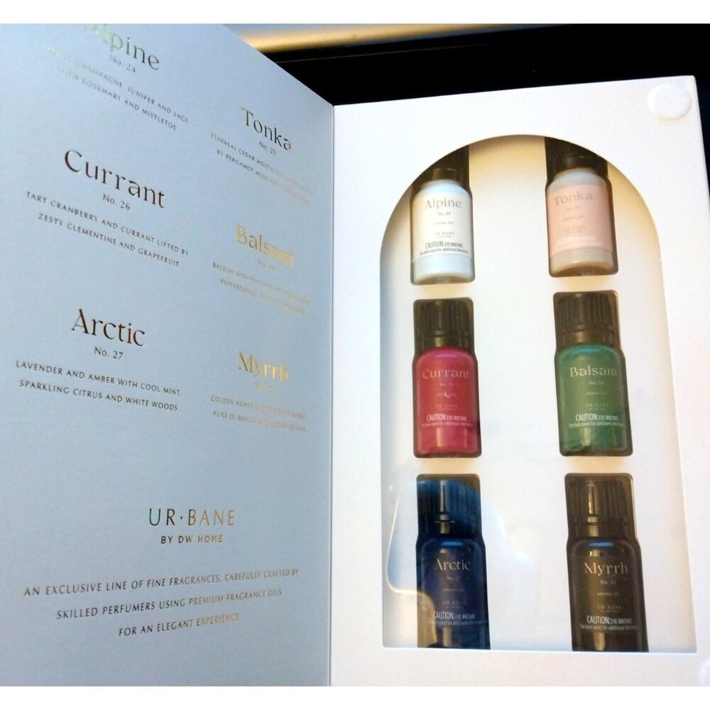 Jolie Essential Oil Set - 6 Aromatherapy Oils